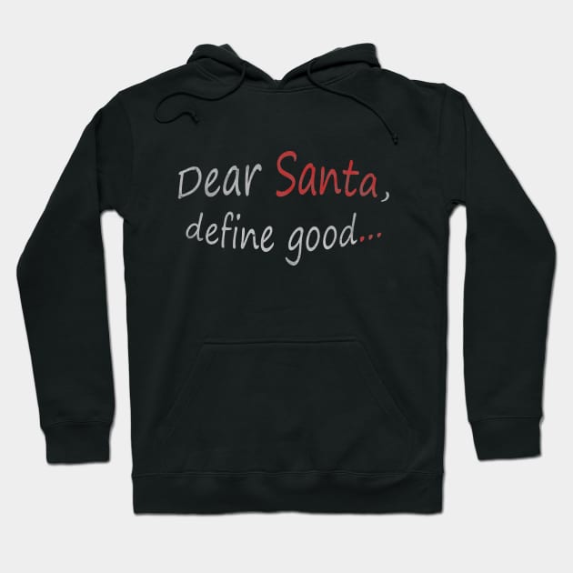 Letter for Santa Hoodie by Wwonka